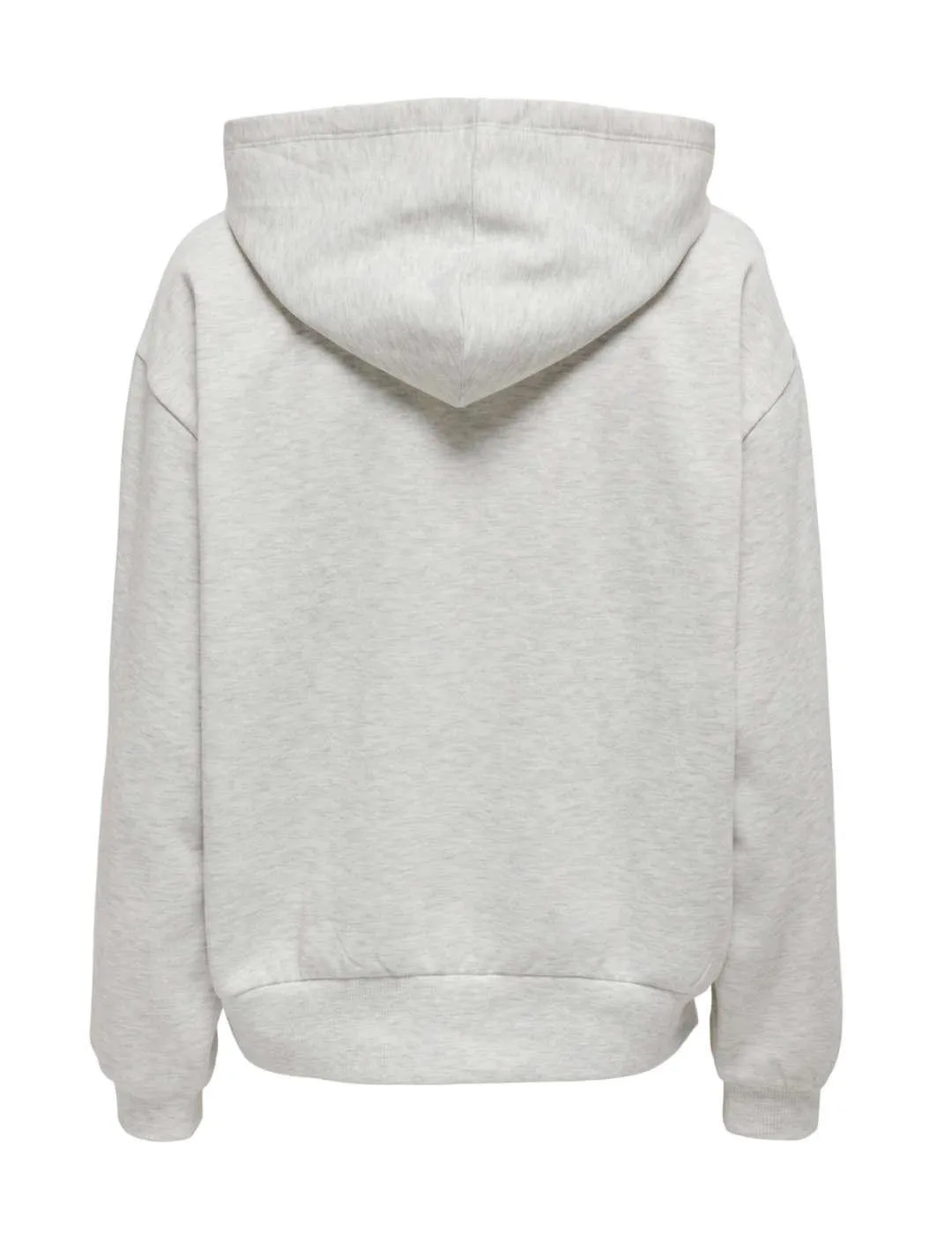 Sudadera Only Emily gris 95 con capucha para mujer