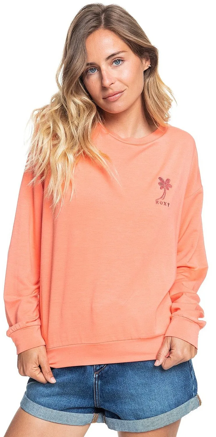 SUDADERA ROXY SURFING BY MOONLIGHT C  MHF0/FUSION CORAL  WOMEN´S