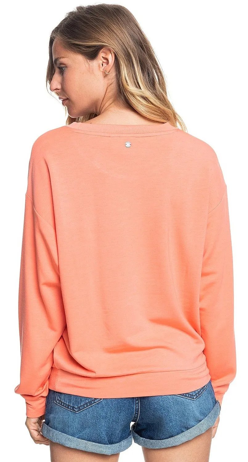 SUDADERA ROXY SURFING BY MOONLIGHT C  MHF0/FUSION CORAL  WOMEN´S