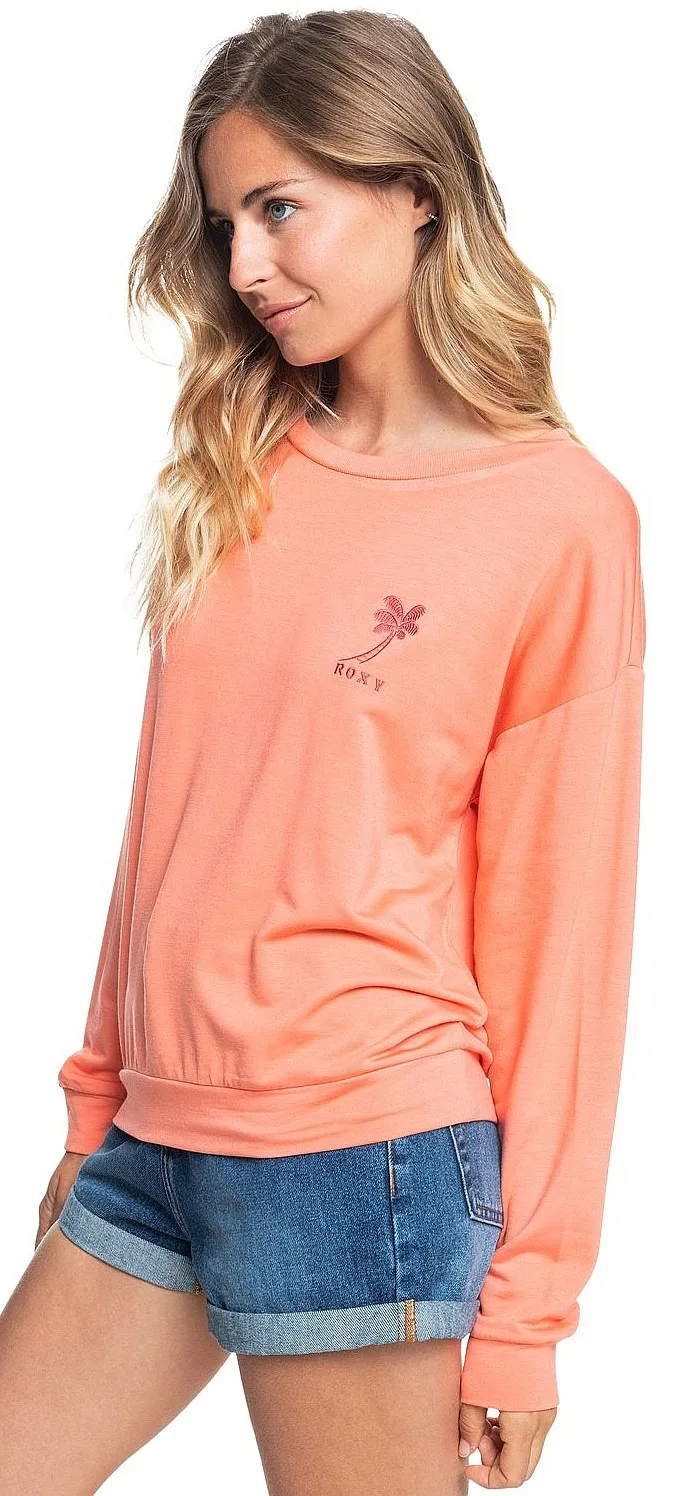 SUDADERA ROXY SURFING BY MOONLIGHT C  MHF0/FUSION CORAL  WOMEN´S