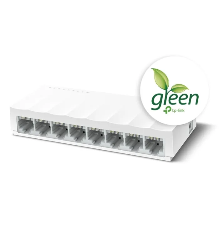 SWITCH TPLINK LS1008 8PORT RJ45 10/100MBPS/AUTO/PLUGPLAY/HASTA 200MBPS/ESCRITORIO
