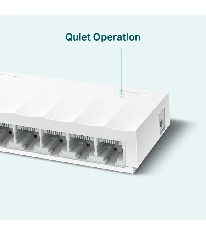 SWITCH TPLINK LS1008 8PORT RJ45 10/100MBPS/AUTO/PLUGPLAY/HASTA 200MBPS/ESCRITORIO