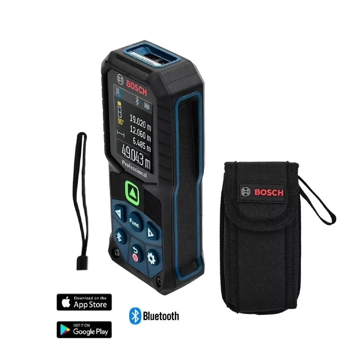 TELéMETRO LáSER VERDE BOSCH GLM 5027 CG BLUETOOTH 0.0550M