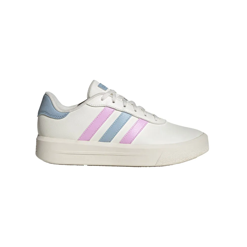 TENIS MUJER ADIDAS COURT PLATFORM   BLANCO