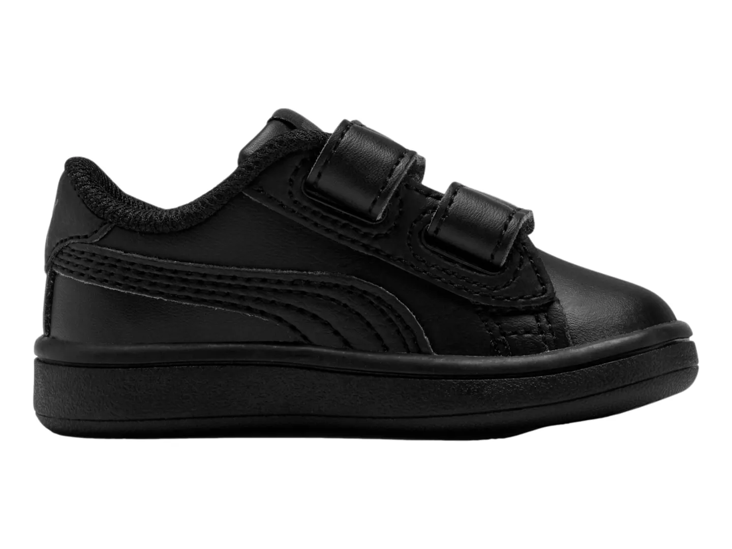 Tenis Puma Smash V2 Negro Para Niño