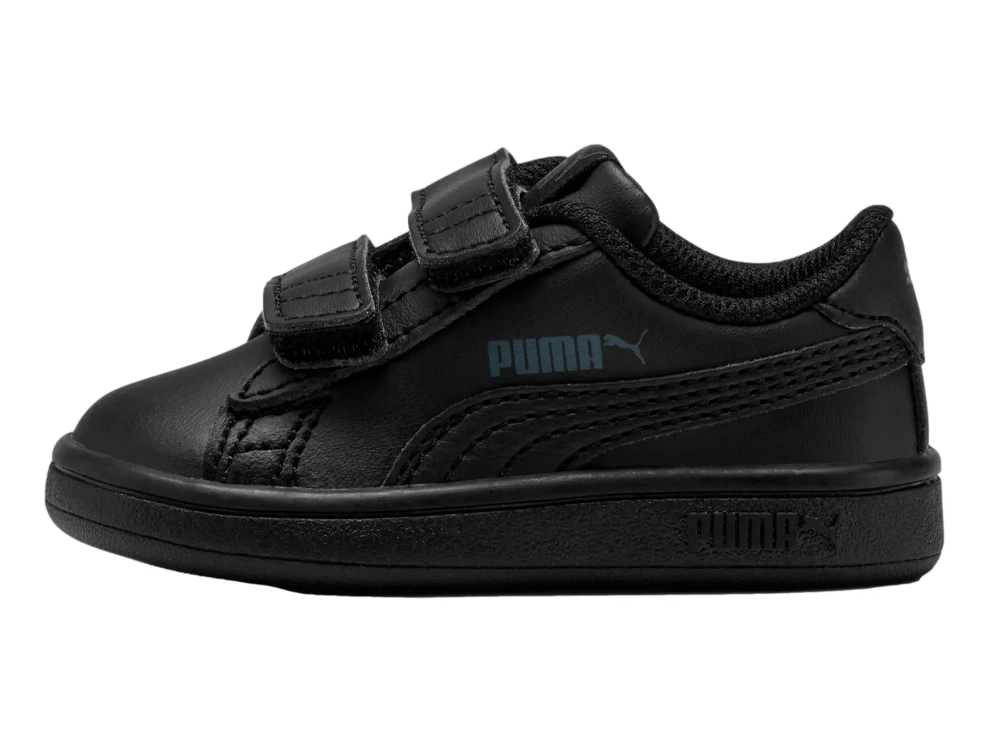 Tenis Puma Smash V2 Negro Para Niño