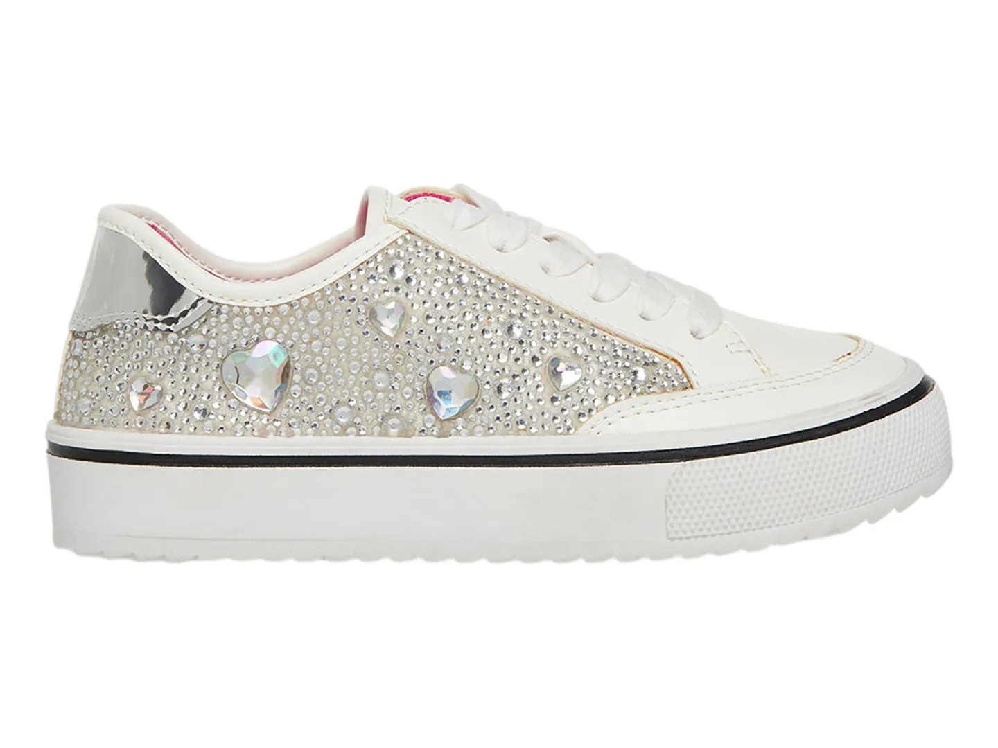 Tenis Steve Madden Jbeat Plata Para Niña