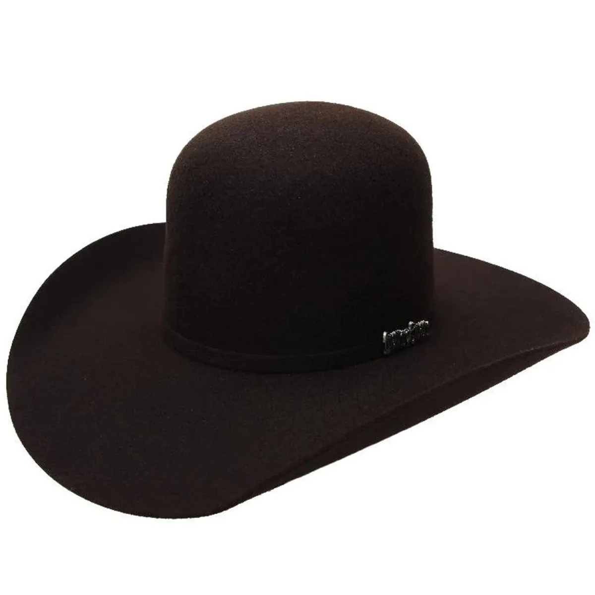 Texana Cuernos Chuecos 3X Open Crown Color Cafe
