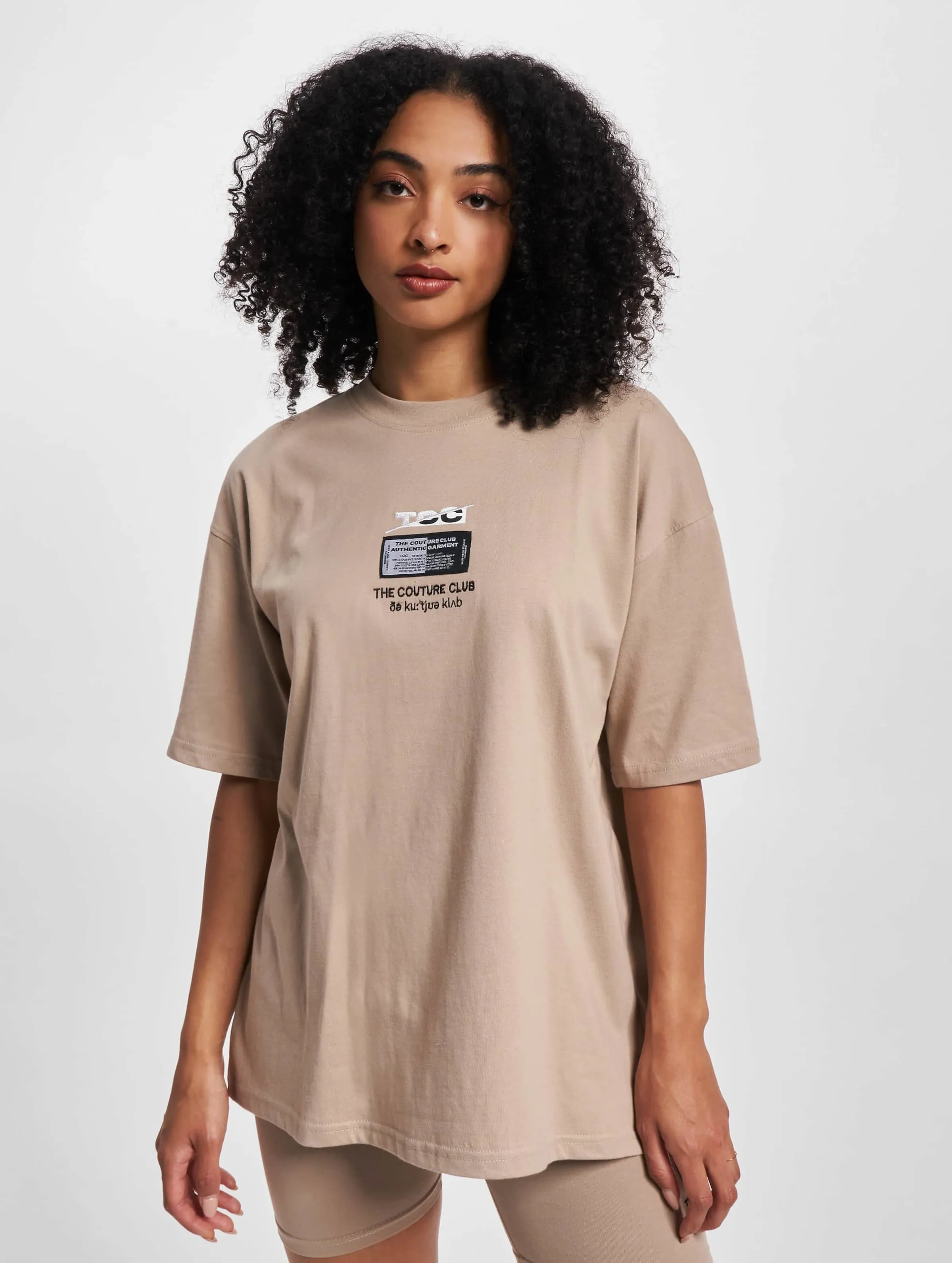 The Couture Club Graphic Back Print Oversized