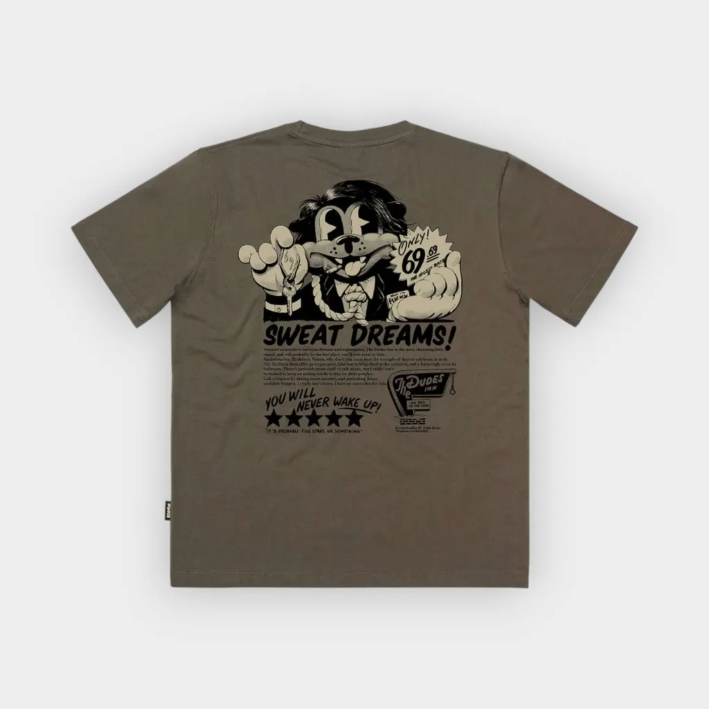 The Dudes – Camiseta Sweat dreams caqui