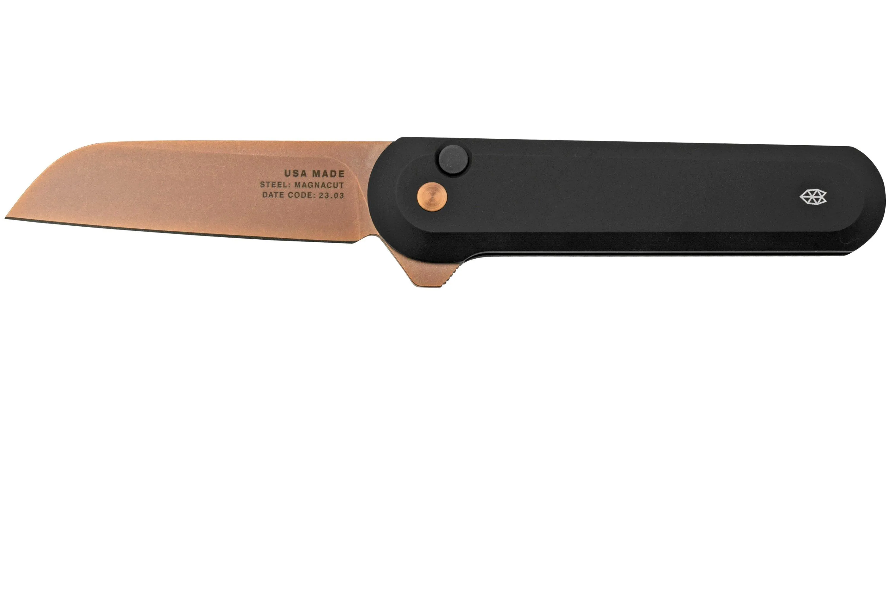 THE JAMES BRAND THE WELLS KN12318600 MAGNACUT ROSE GOLD, BLACK ALUMINUM, NAVAJA
