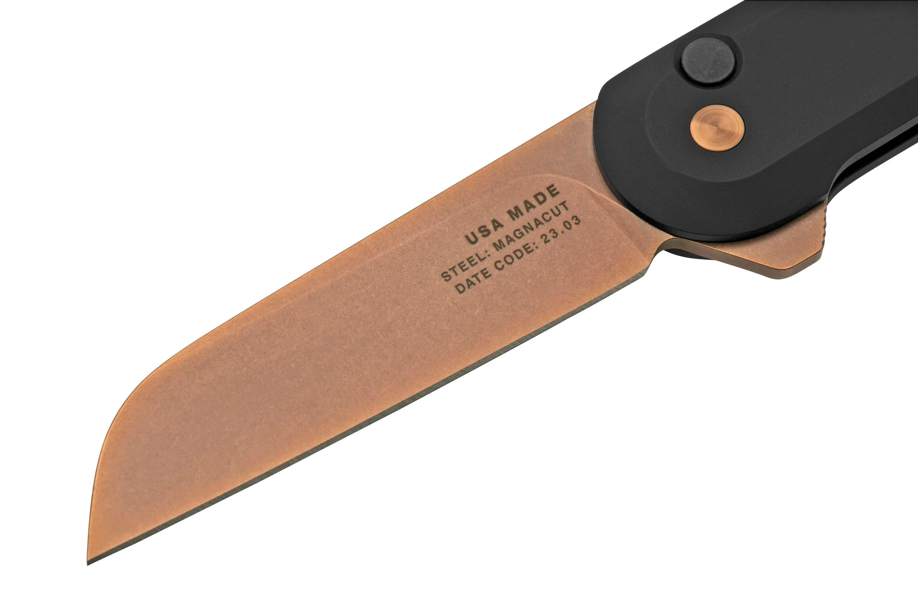 THE JAMES BRAND THE WELLS KN12318600 MAGNACUT ROSE GOLD, BLACK ALUMINUM, NAVAJA