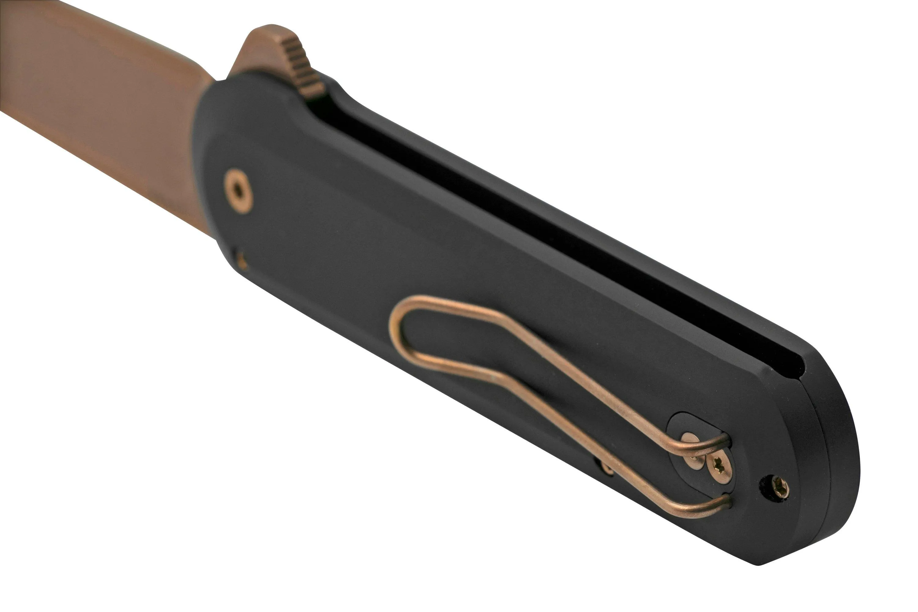 THE JAMES BRAND THE WELLS KN12318600 MAGNACUT ROSE GOLD, BLACK ALUMINUM, NAVAJA