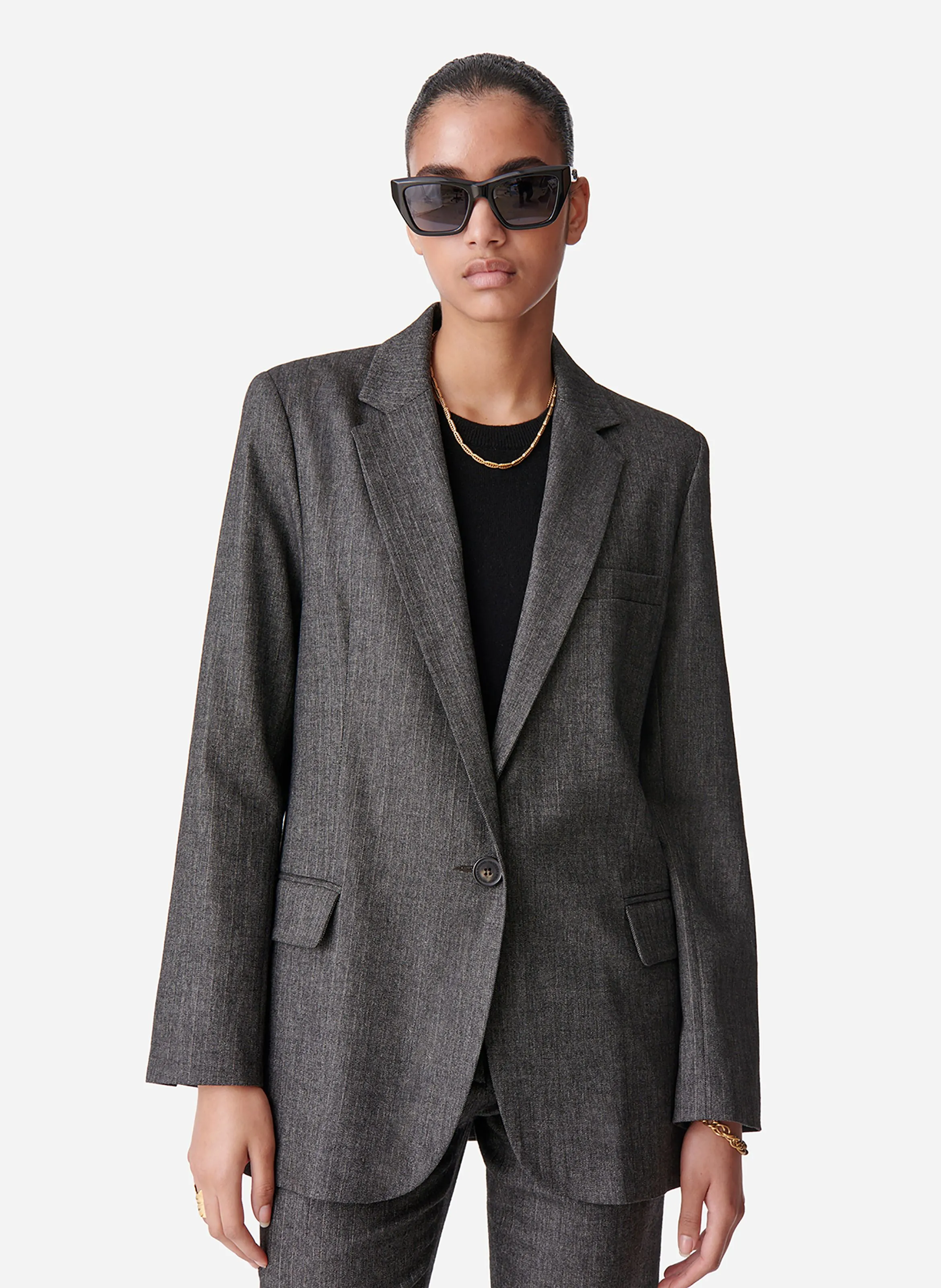 TILIA  CHAQUETA DE SASTRE EN GRIS
