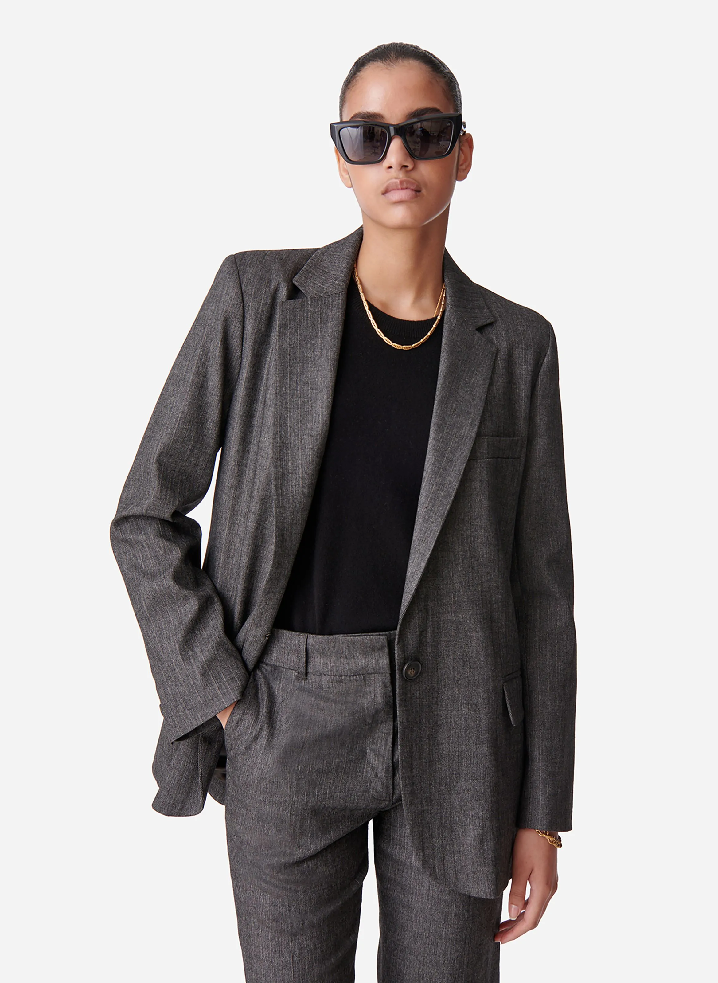 TILIA  CHAQUETA DE SASTRE EN GRIS