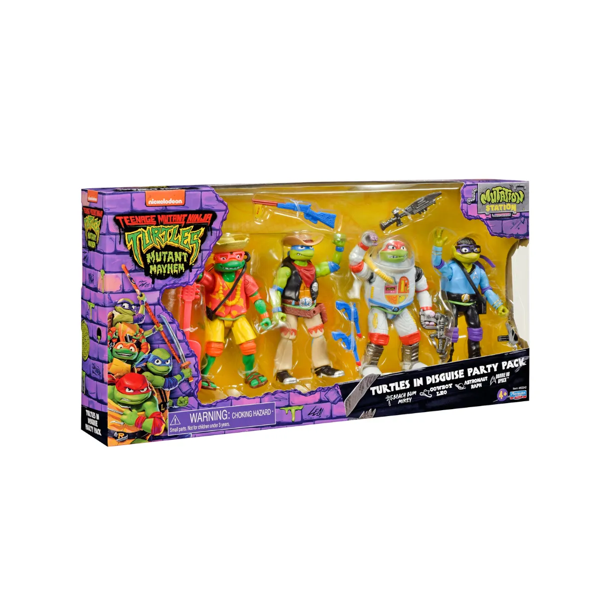 Tmnt Movie Pack de 4 Figuras