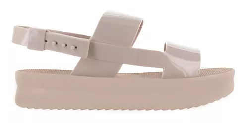 Top Moda Sandalia Tira Ajustable Beige Mujer 75358