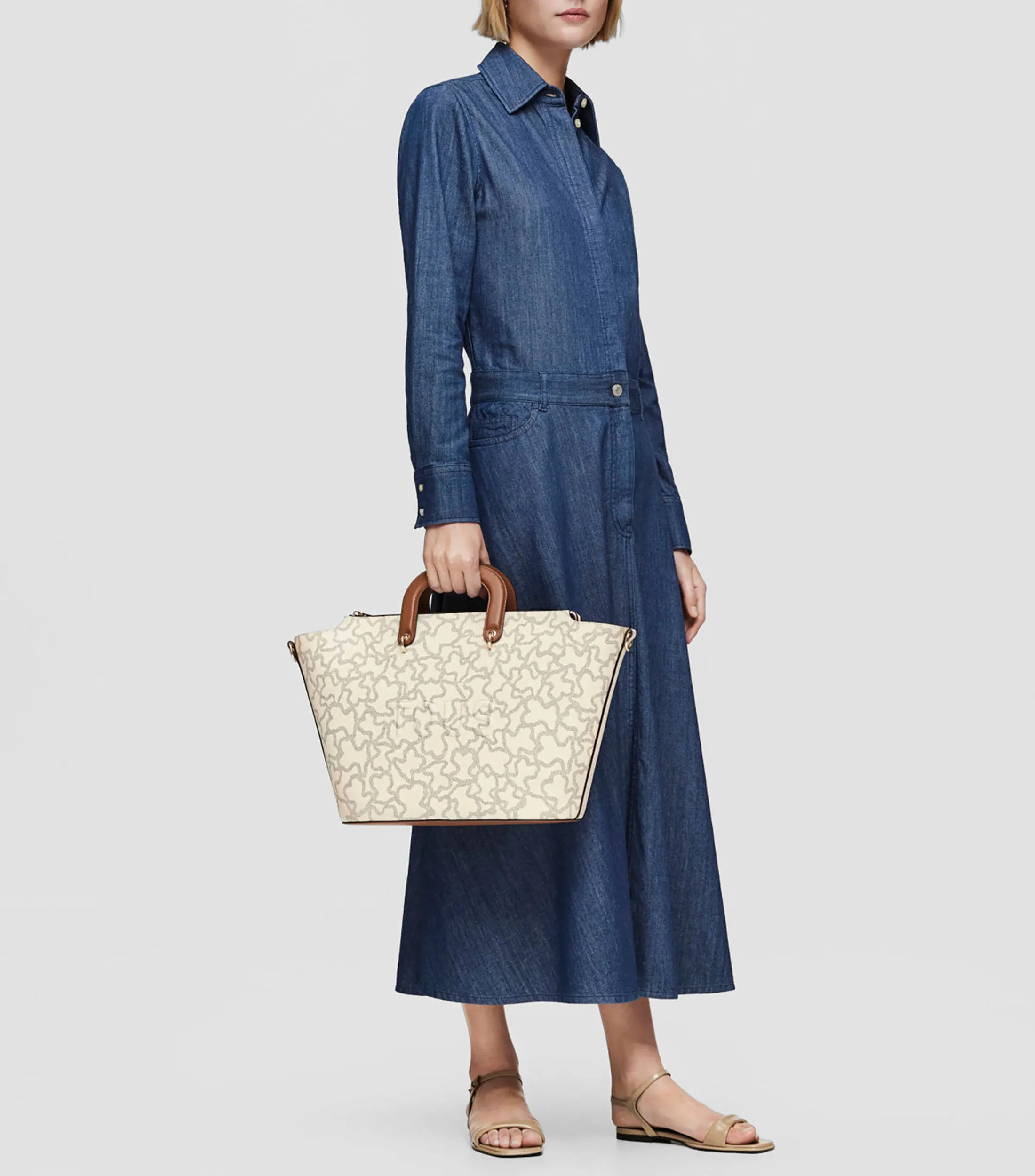 Tous Bolso Tote Kaos Icon Estampado Mujer