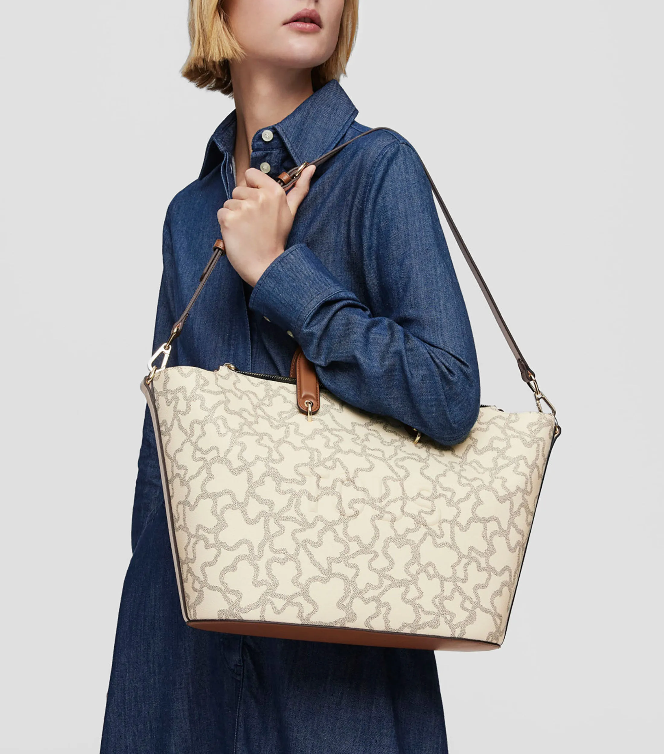 Tous Bolso Tote Kaos Icon Estampado Mujer