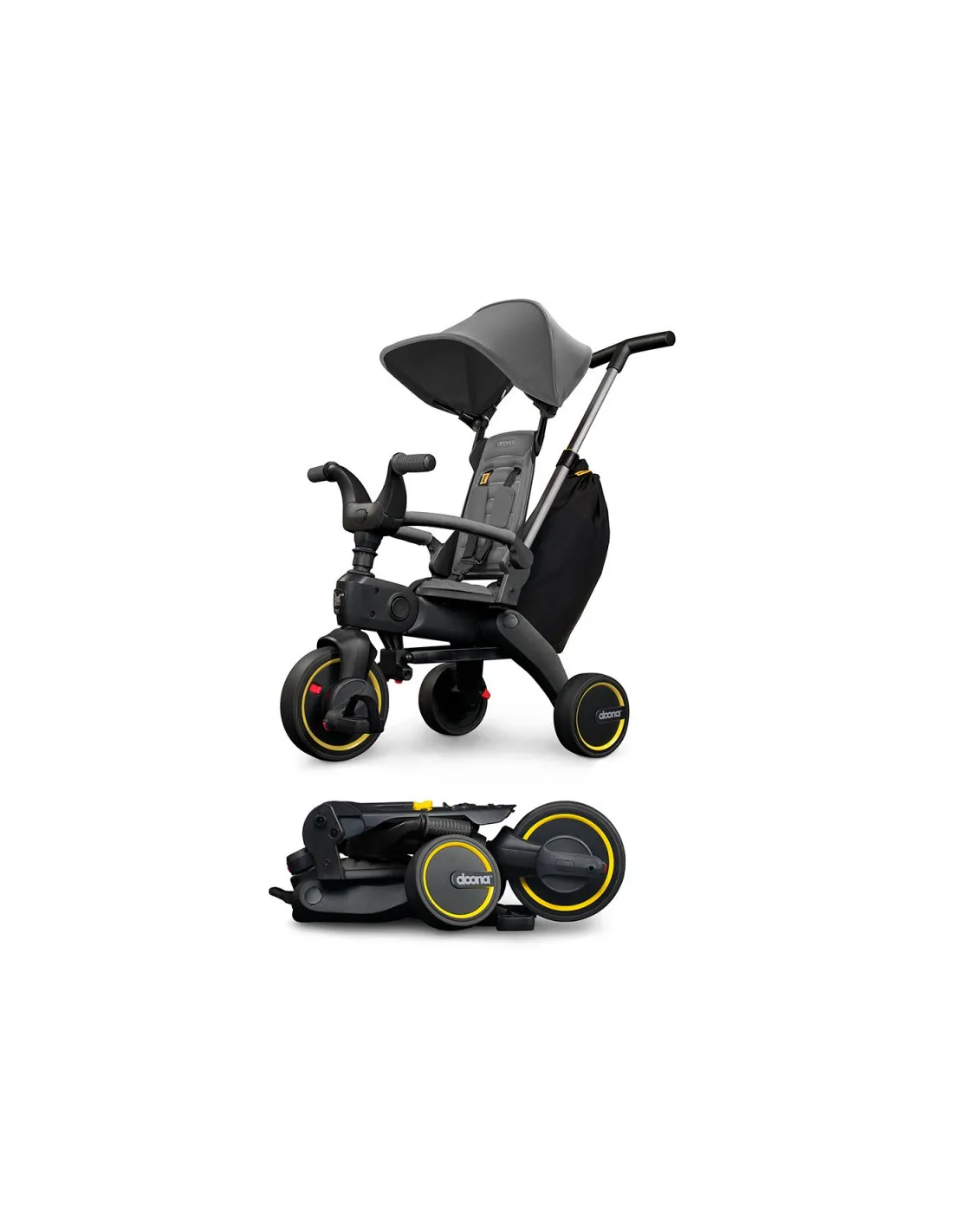Triciclo plegable Liki Trike S3 gris de Simple Parenting