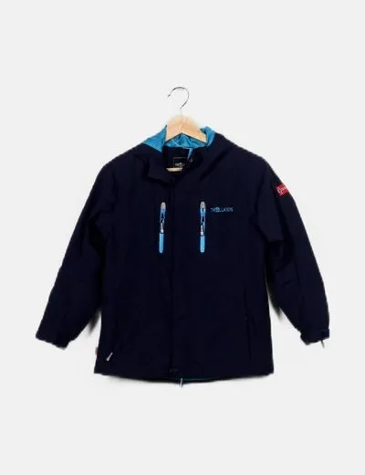 TROLLKIDS Chaqueta azul marino impermeable