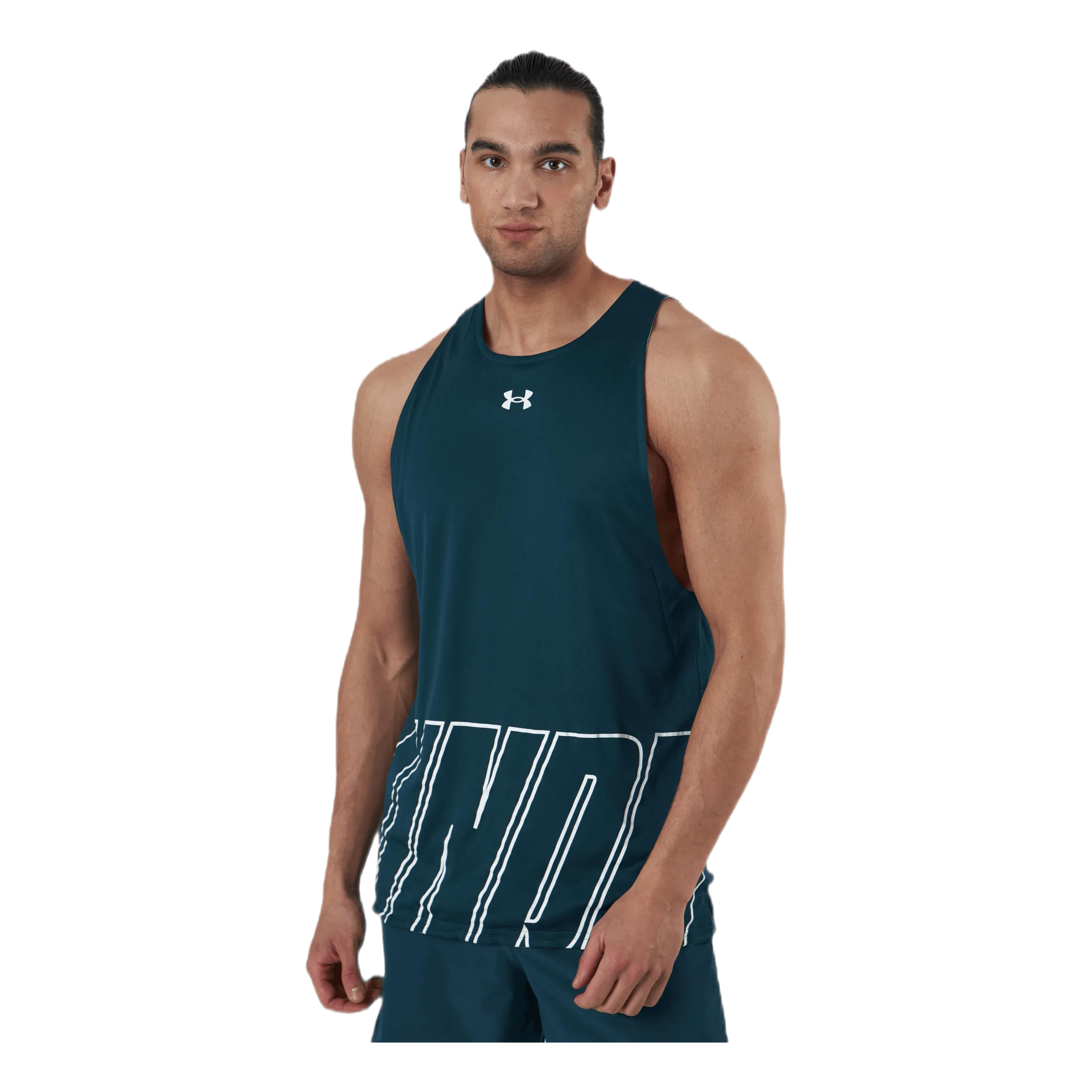 Under Armour Baseline Reversible Tank Turquoise