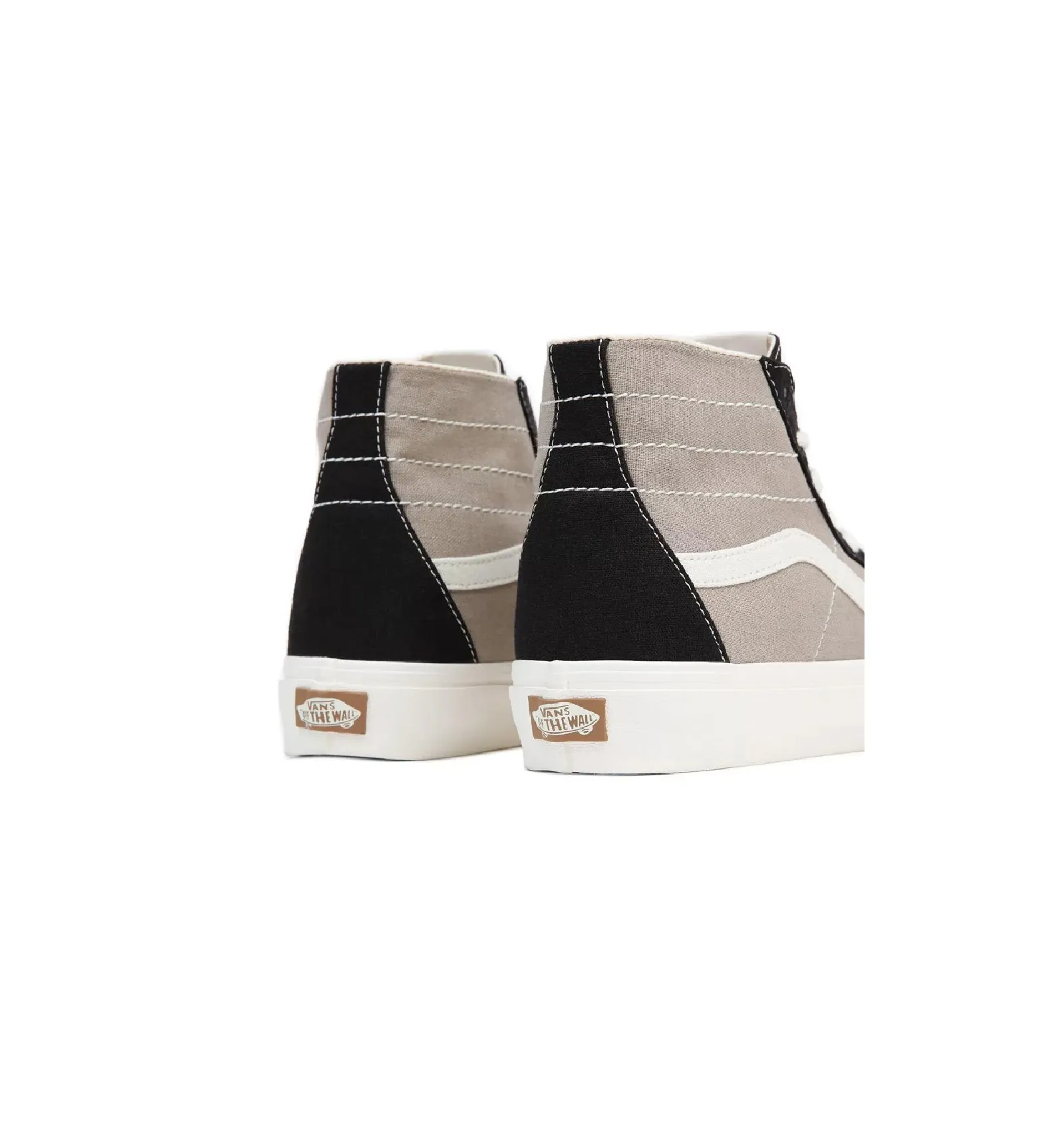 VANS U SK8 HI TAPERED ECO THEORY MULTI BLOCK BLACK