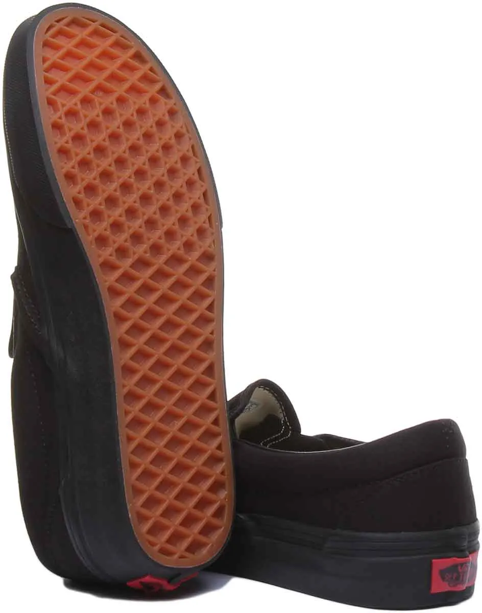 Vans Zapatillas deportivas clásicas para mujer en negro blanco