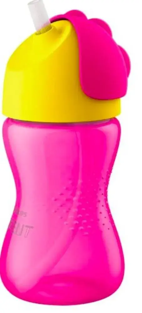 Vaso con pitillo de 10 oz / 295 ml para niña
