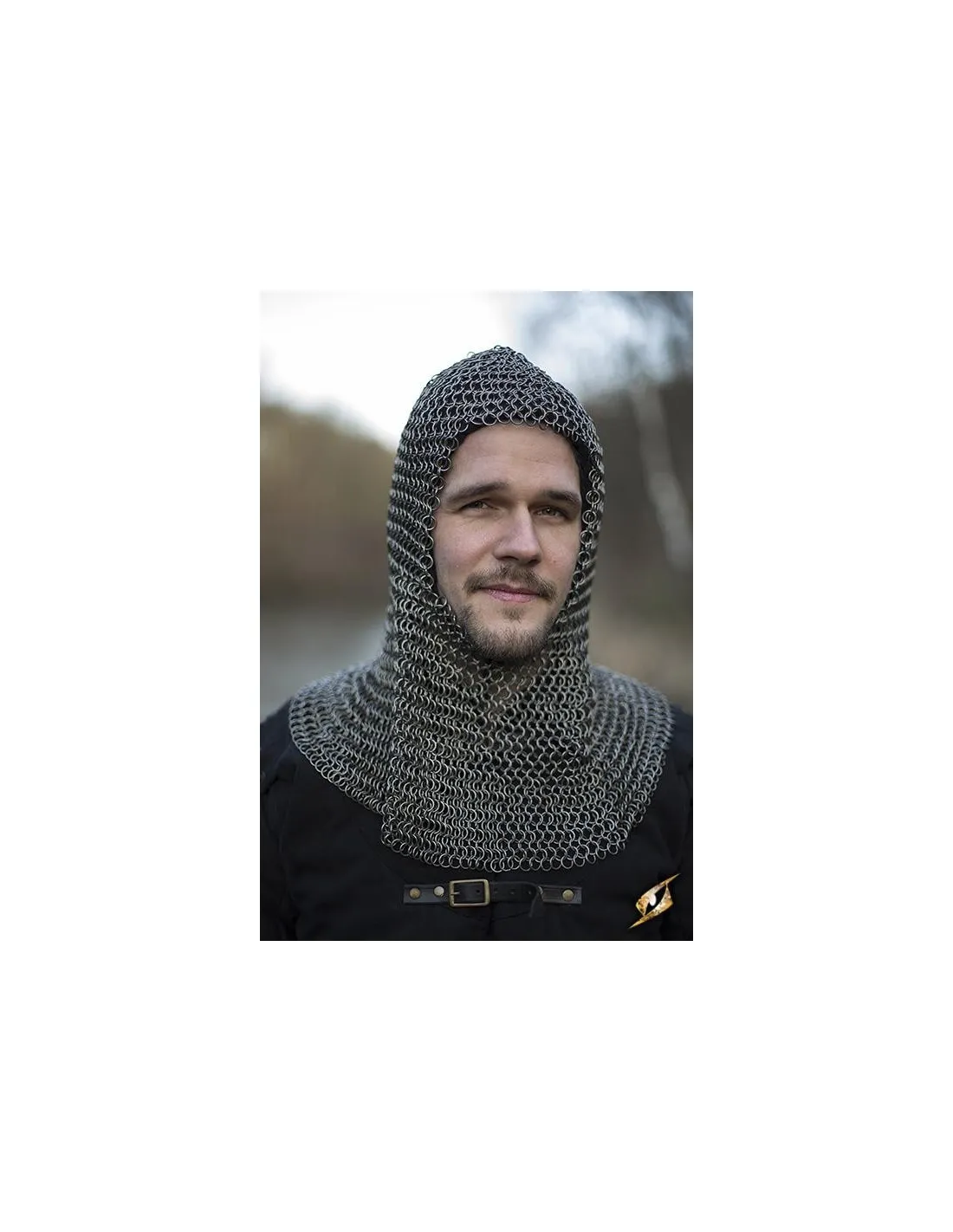 Verdugo de malla modelo Alaric, acabado acero