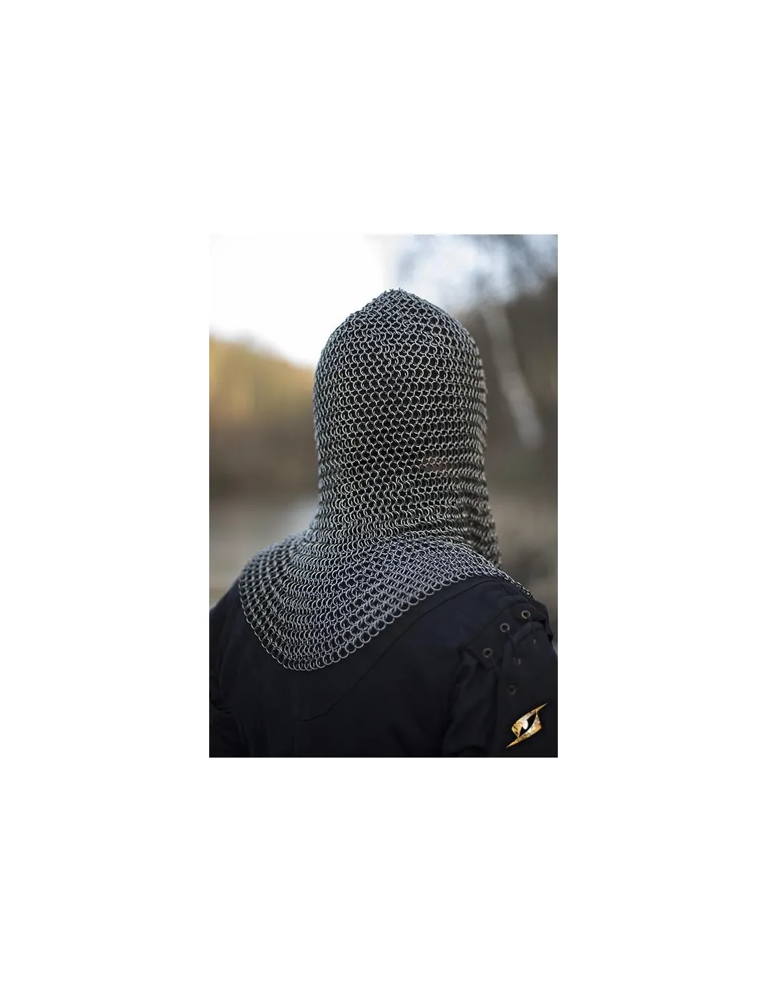 Verdugo de malla modelo Alaric, acabado acero