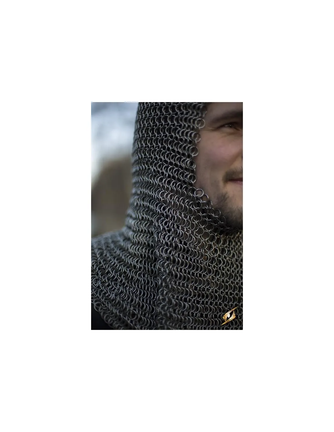 Verdugo de malla modelo Alaric, acabado acero