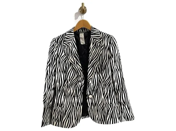 VERSACE Chaquetas T.Lana XS Internacional Negro 
