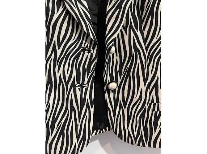 VERSACE Chaquetas T.Lana XS Internacional Negro 