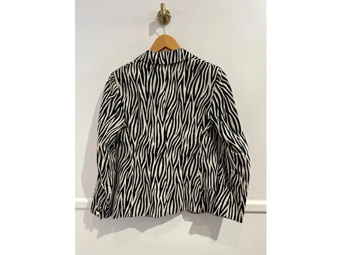 VERSACE Chaquetas T.Lana XS Internacional Negro 