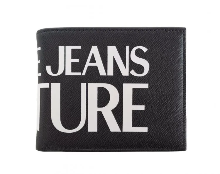 VERSACE JEANS COUTURE CARTERA DE PIEL COUTURE 75YA5PC1 NEGROBLANCO