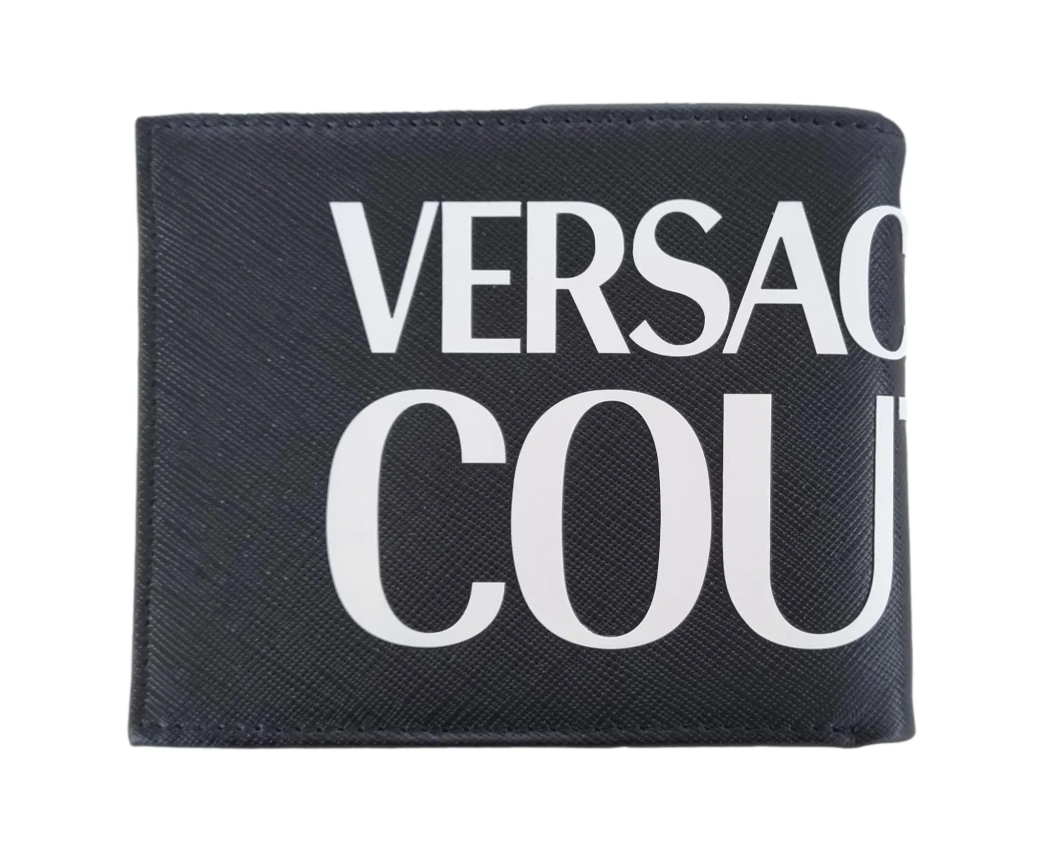 VERSACE JEANS COUTURE CARTERA DE PIEL COUTURE 75YA5PC1 NEGROBLANCO