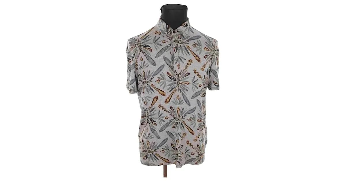 Versace Polo de algodón Gris 