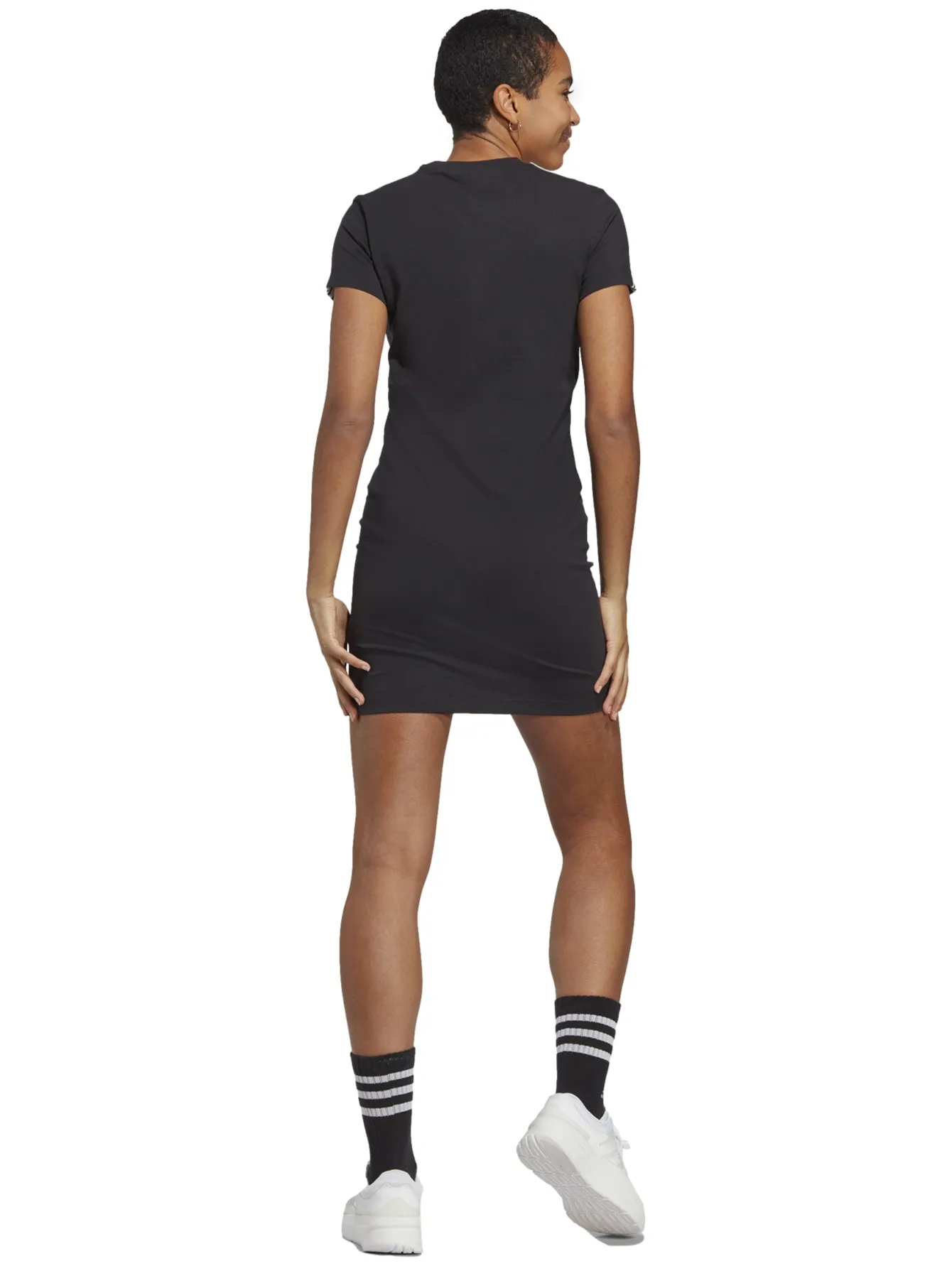 Vestido Adidas 3 Stripes Negro Para Mujer