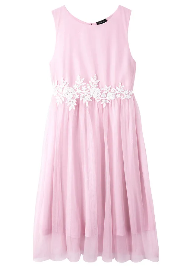 VESTIDO DE FIESTA PARA NIñAS ROSABLANCO