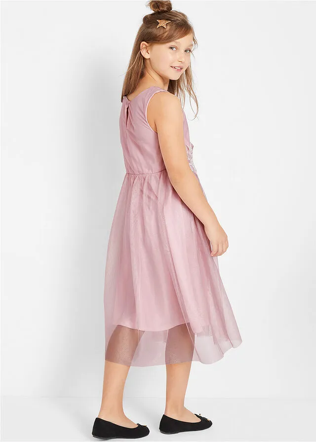 VESTIDO DE FIESTA PARA NIñAS ROSABLANCO