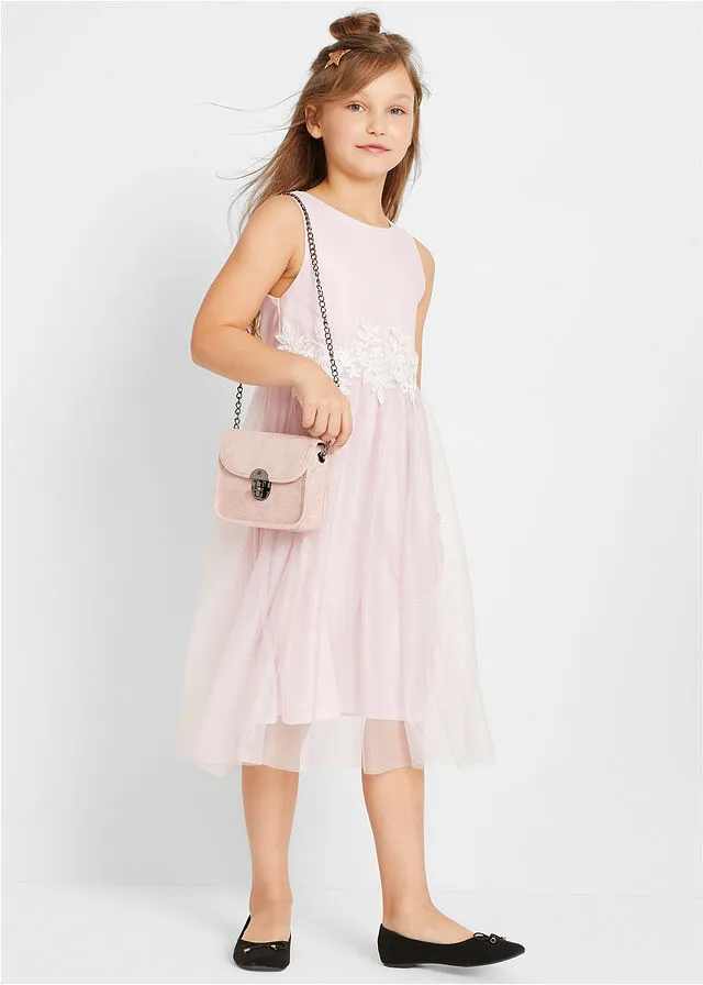 VESTIDO DE FIESTA PARA NIñAS ROSABLANCO
