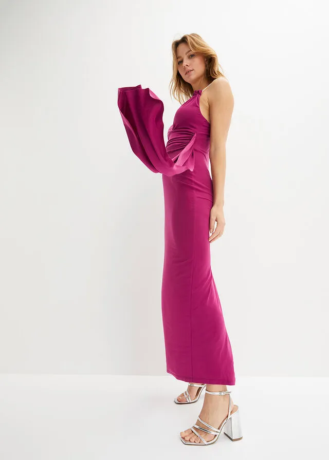 Vestido largo orquídea púrpura