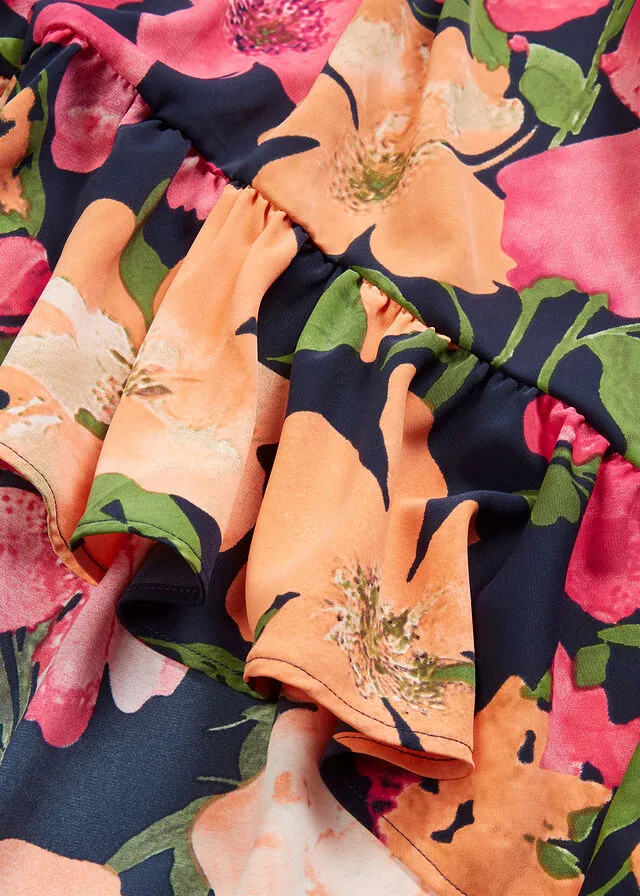 Vestido Negro con flores