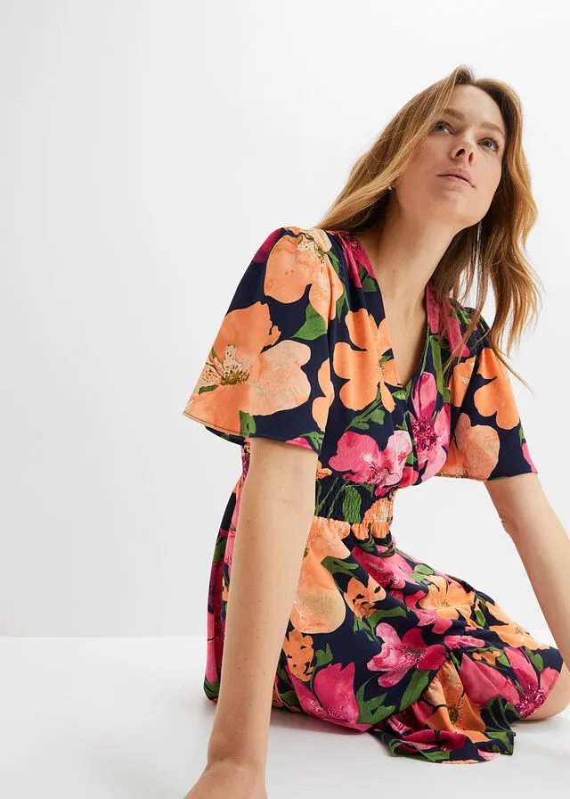 Vestido Negro con flores