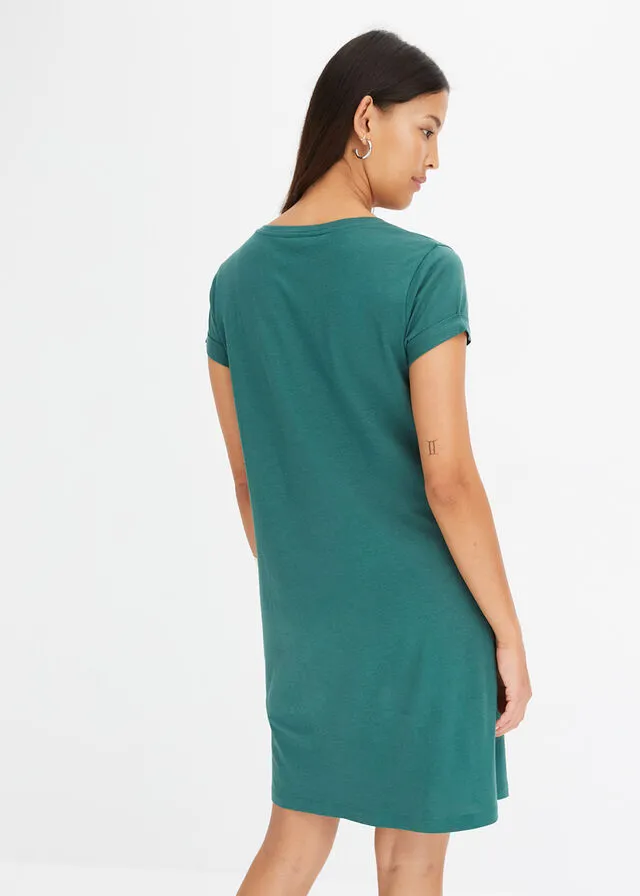 Vestido verde mate