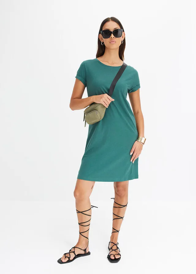 Vestido verde mate