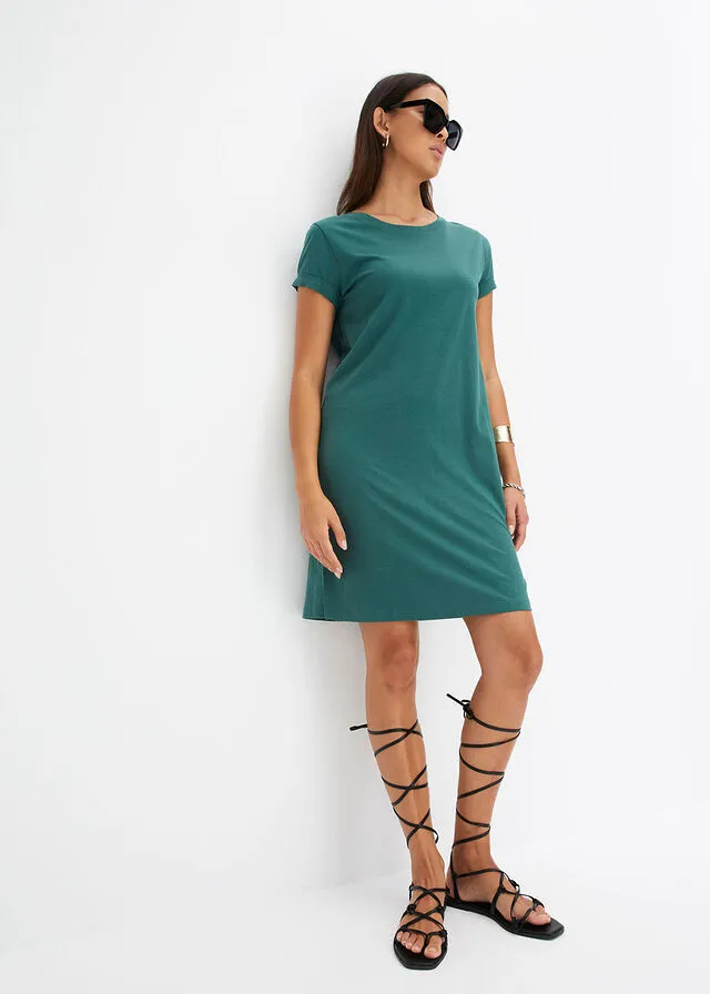 Vestido verde mate