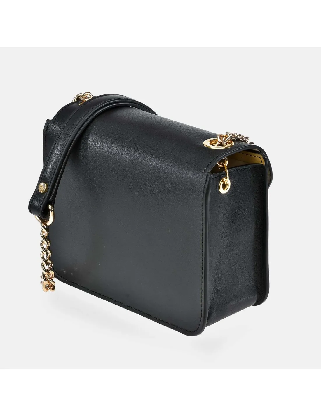 Victorio & Lucchino Bolso bandolera cadena pequeño con solapa en piel lisa