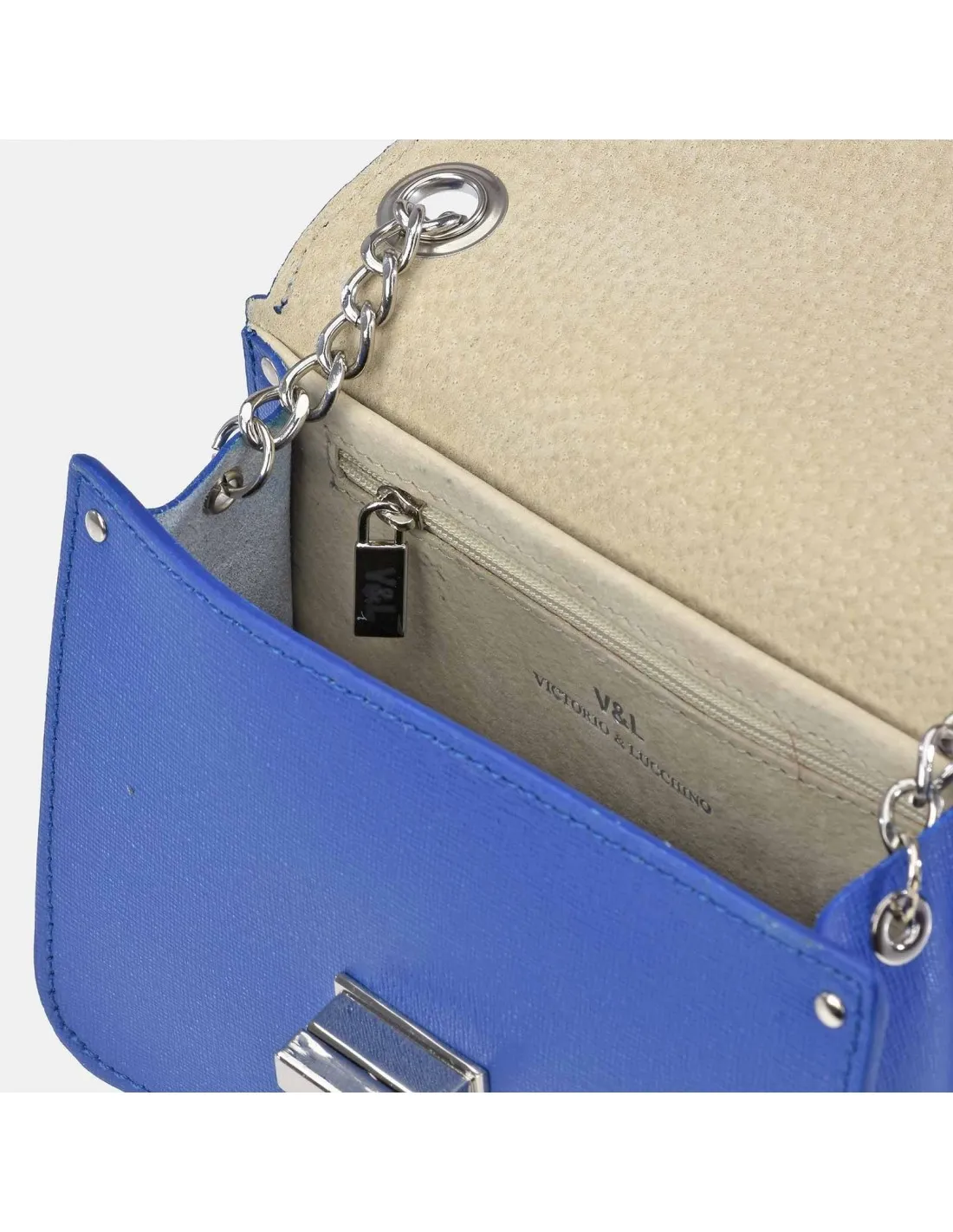 Victorio & Lucchino bolso bandolera pequeño para mujer en piel textura